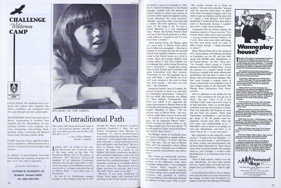 An Untraditional Path