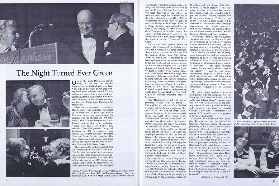 The Night Turned Ever Green