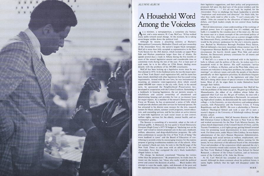 A Household Word Among the Voiceless