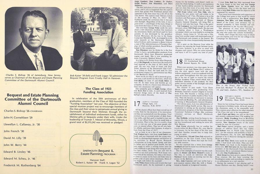 1977-1978 Bequest Program