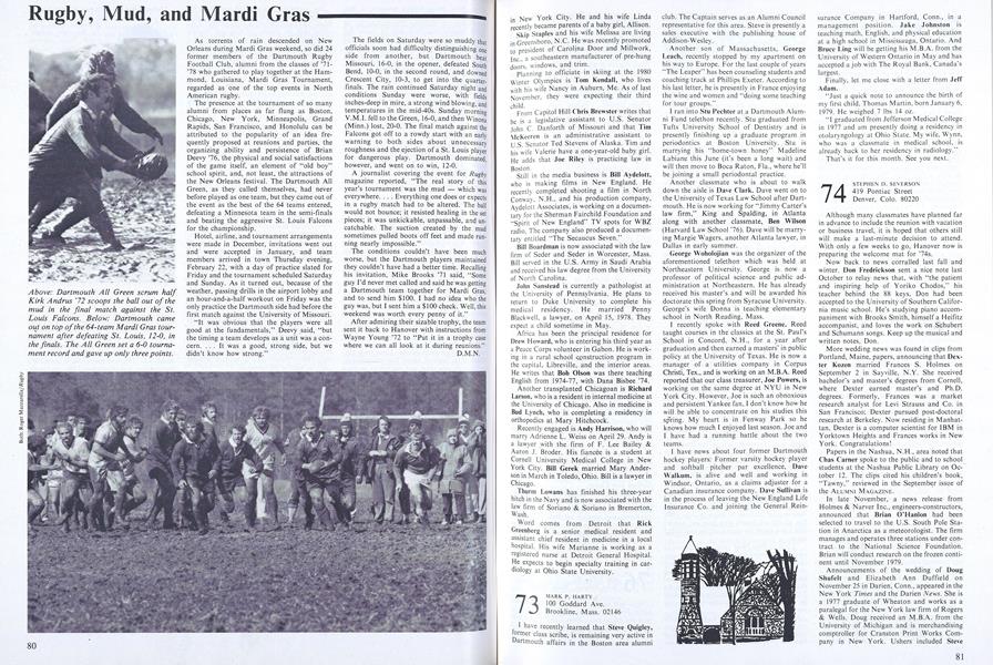 Rugby, Mud, and Mardi Gras