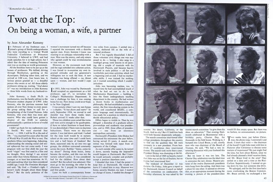 Two at the Top: On being a woman, a wife, a partner