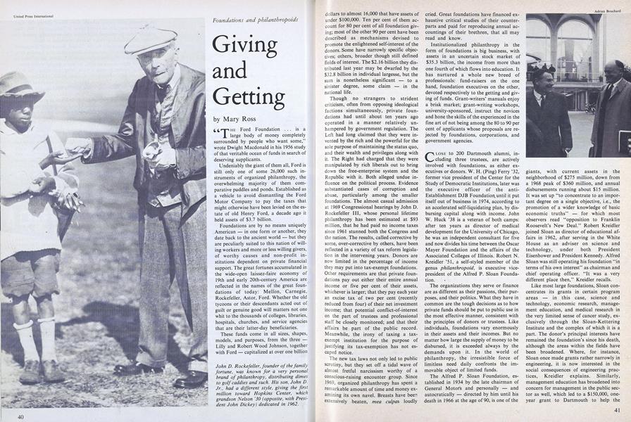 Giving and Getting
