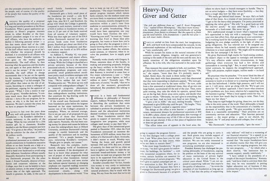 Heavy-Duty Giver and Getter