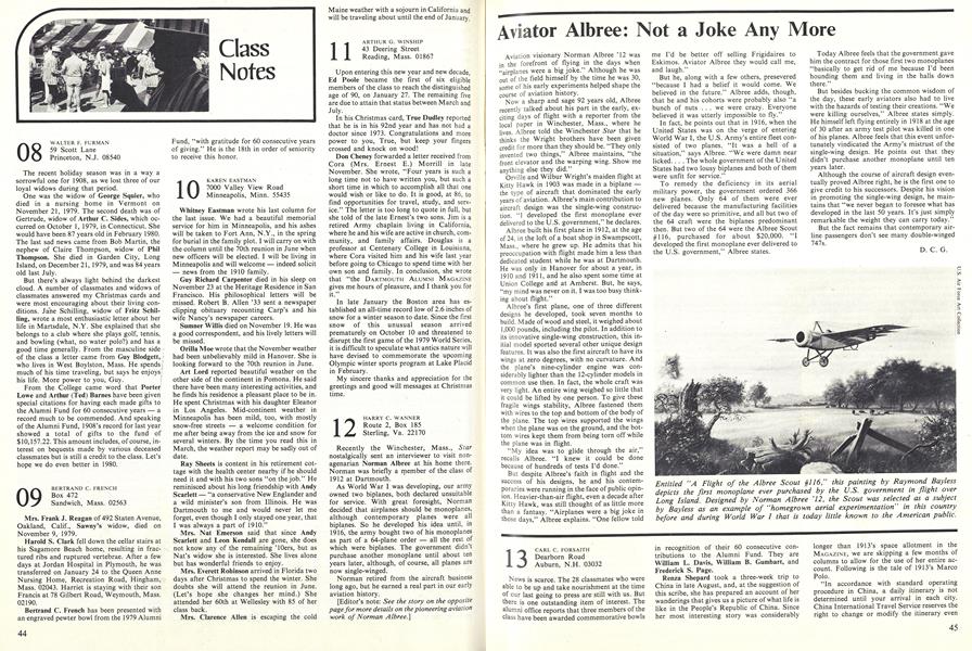 Aviator Albree: Not a Joke Any More
