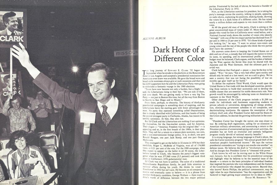 Dark Horse of a Different Color