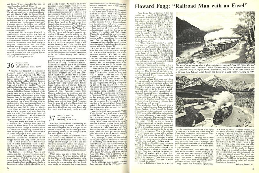 Howard Fogg: “Railroad Man with an Easel”