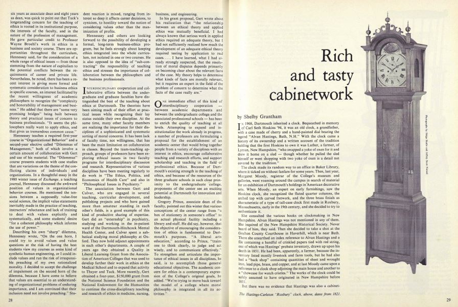 Rich and tasty cabinetwork