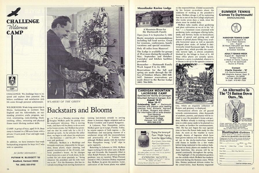 Backstairs and Blooms