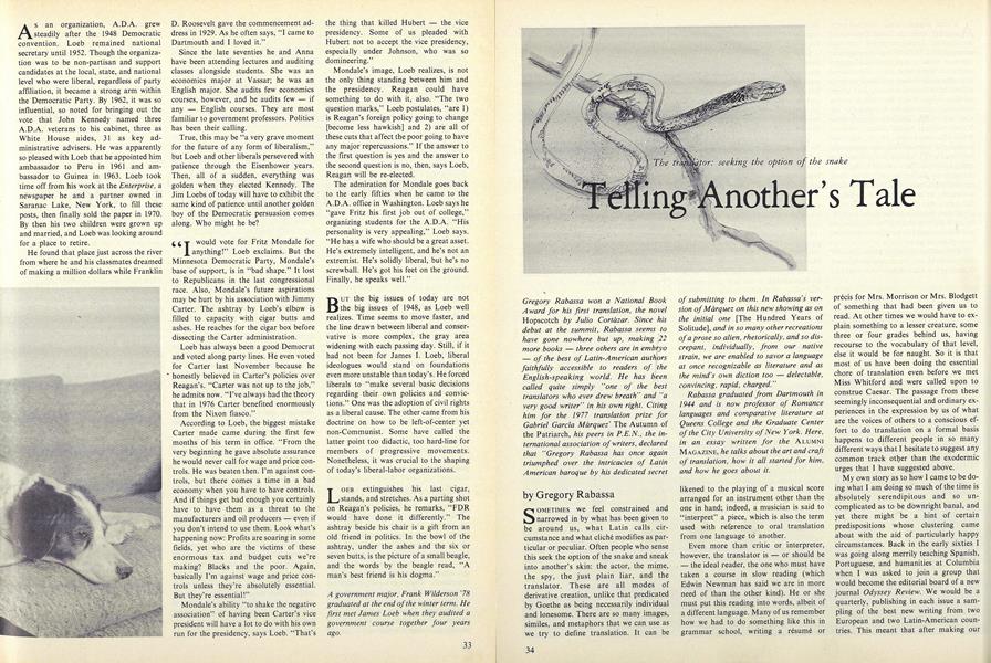 Telling Another's Tale