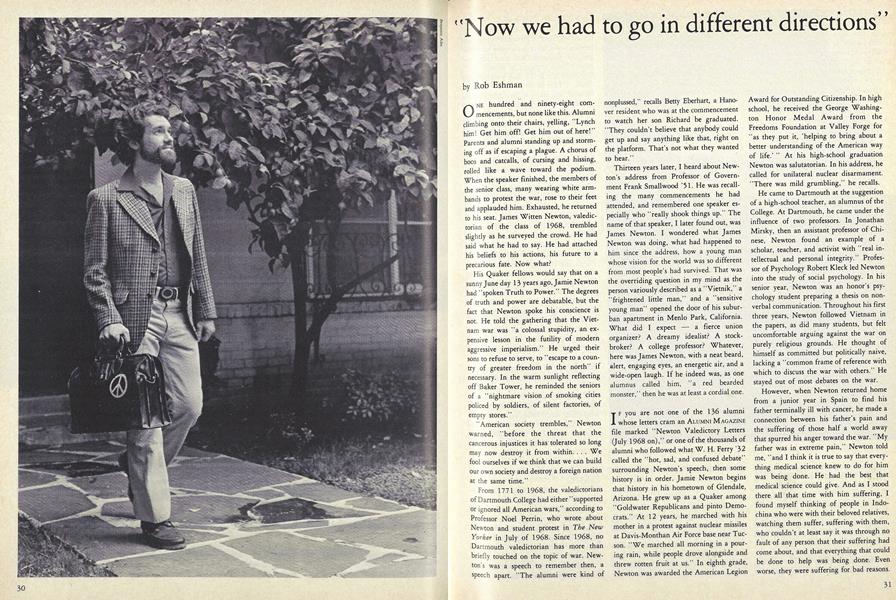 "Now we had to go in different directions"