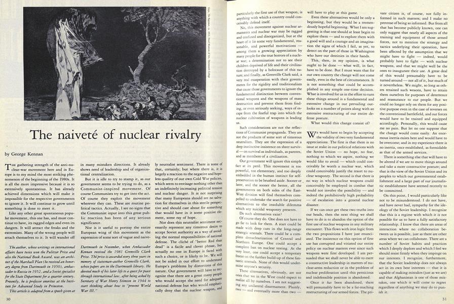 The naivete of nuclear rivalry