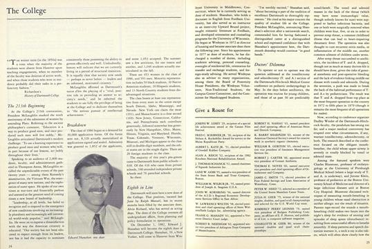 Give a Rouse for, Page: 25 - OCTOBER 1982 | Dartmouth Alumni Magazine