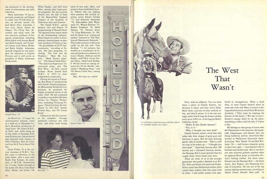 The West That Wasn't