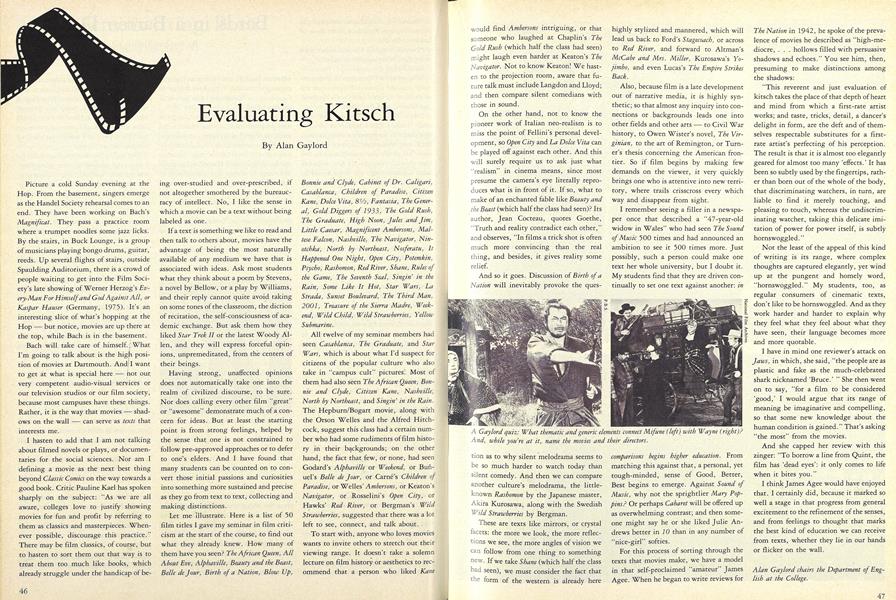 Evaluating Kitsch