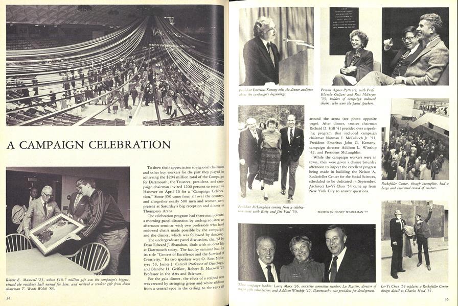 A CAMPAIGN CELEBRATION