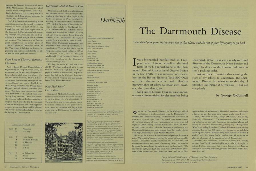 The Dartmouth Disease