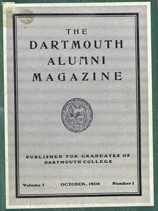 OCTOBER, 1908 | Dartmouth Alumni Magazine