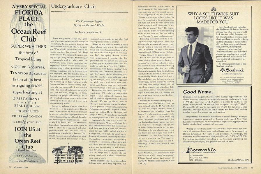 The Dartmouth Intern: Spying on the Real World