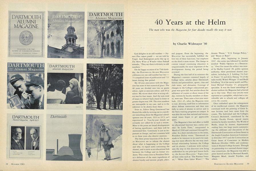 40 Years at the Helm