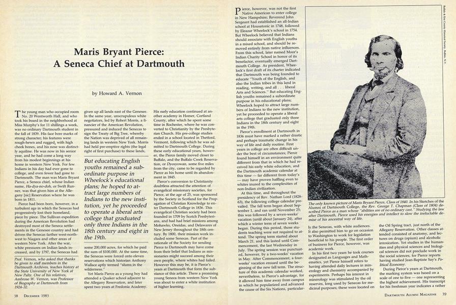 Maris Bryant Pierce: A Seneca Chief at Dartmouth