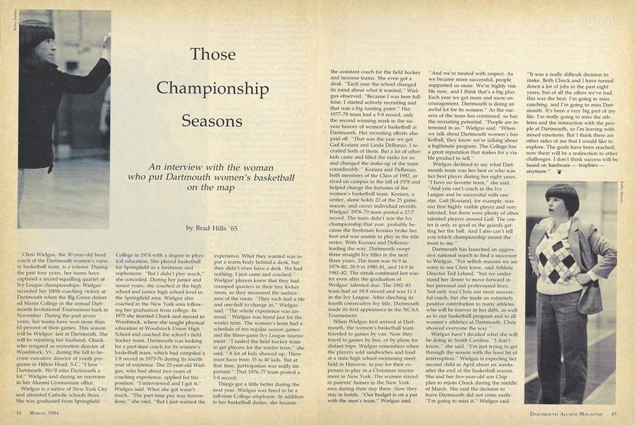 Those Championship Seasons