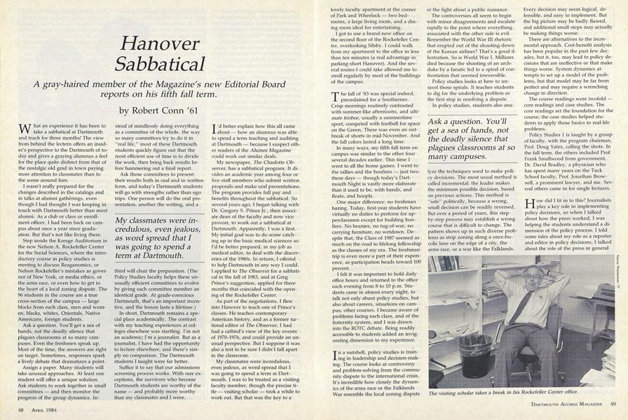 Hanover Sabbatical