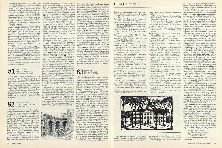 Club Calendar