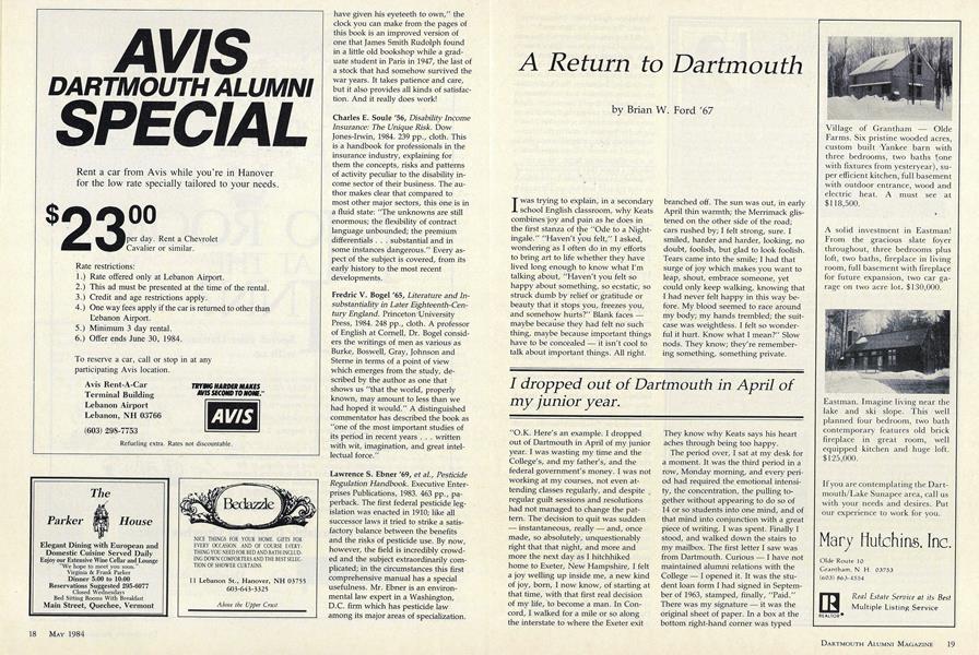 A Return to Dartmouth