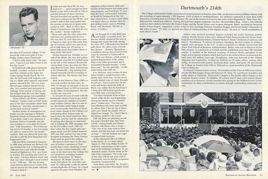 Dartmouth's 214th