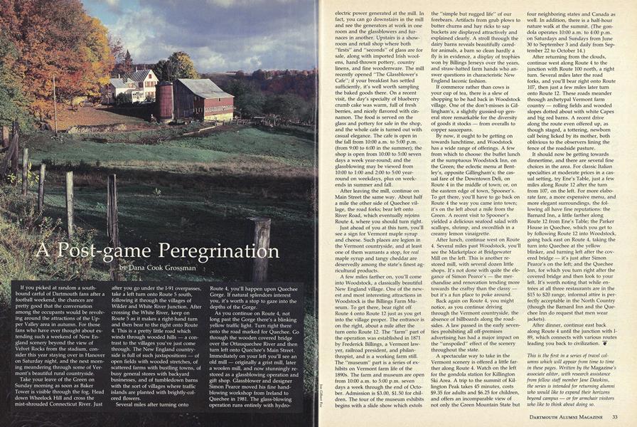 A Post-game Peregrination