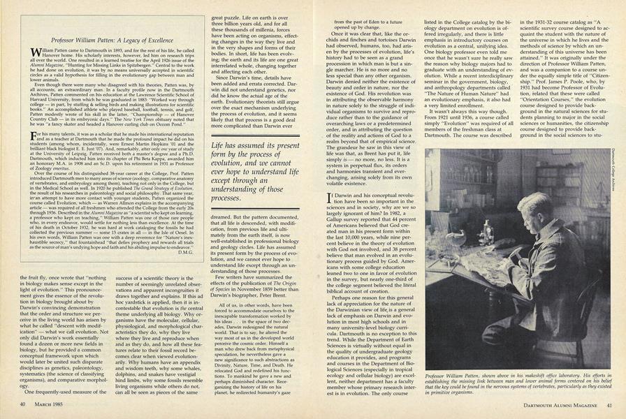 Professor William Patten: A Legacy of Excellence