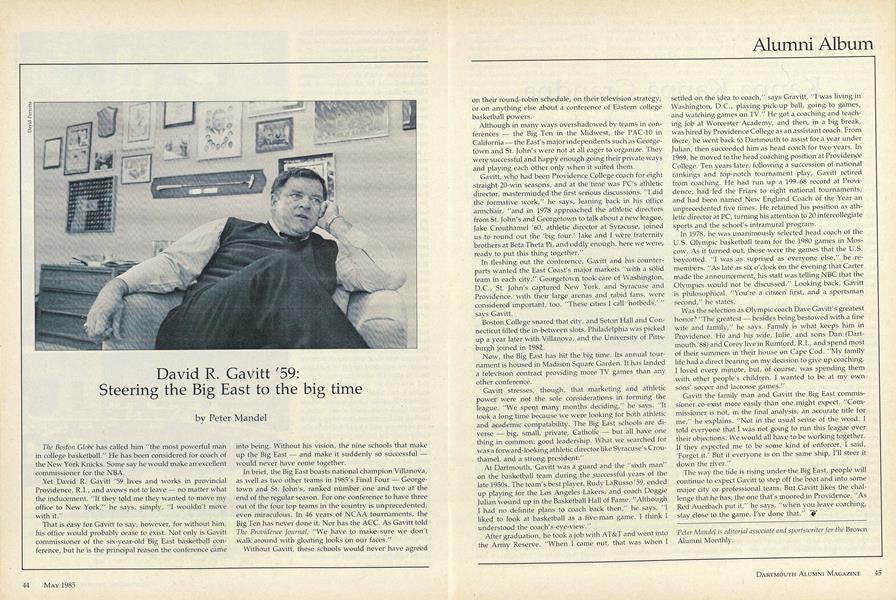 David R. Gavitt '59: Steering the Big East to the big time