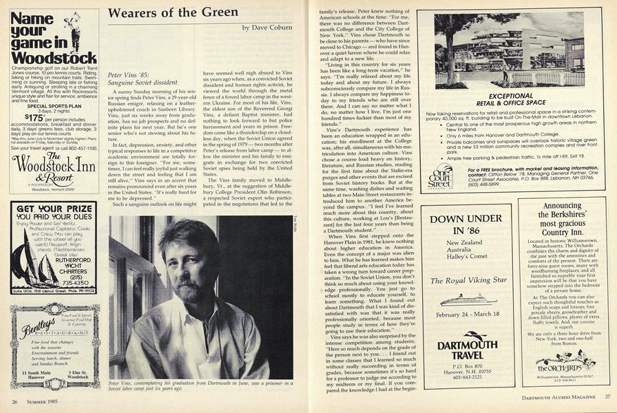 Peter Vins '85: Sanguine Soviet dissident