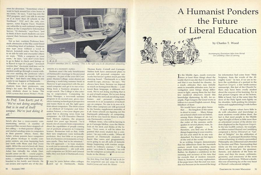 A Humanist Ponders the Future of Liberal Education
