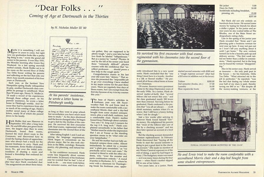 "Dear Folks..."