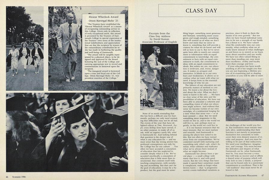CLASS DAY
