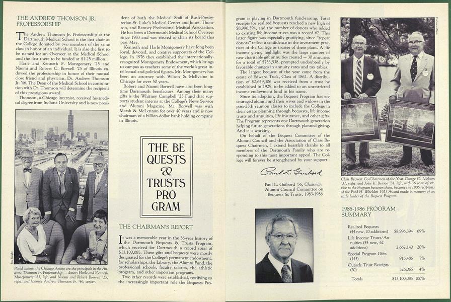 THE BE QUESTS & TRUSTS PROGRAM