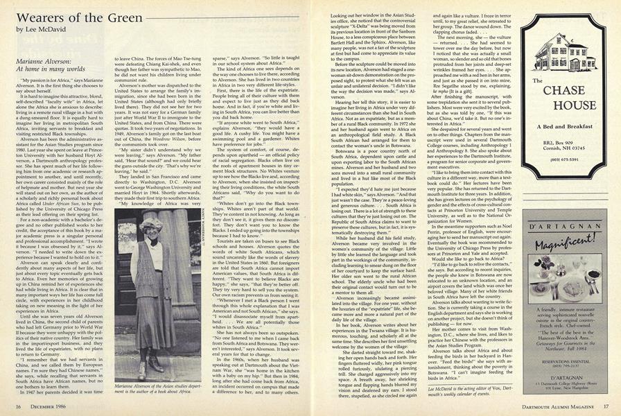 Marianne Alverson: At home in many worlds