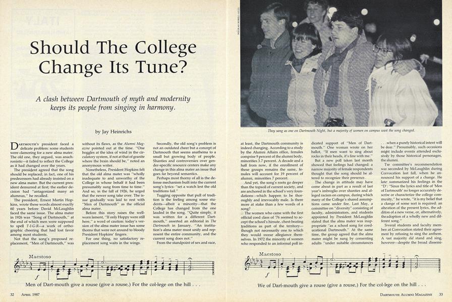 Should The College Change Its Tune?