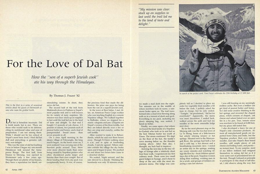 For the Love of Dal Bat, Dartmouth Alumni Magazine