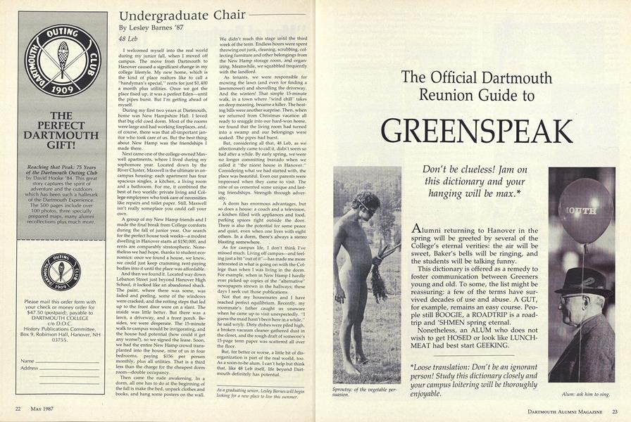 The Official Dartmouth Reunion Guide to Greenspeak