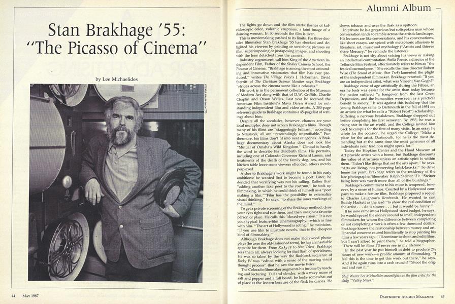 Stan Brakhage '55: "The Picasso of Cinema"