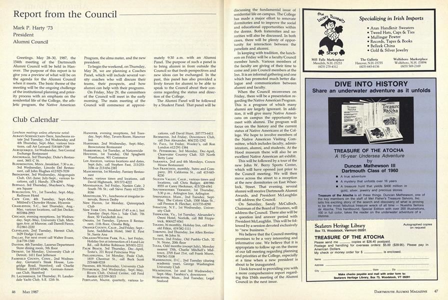 Report from the Council
