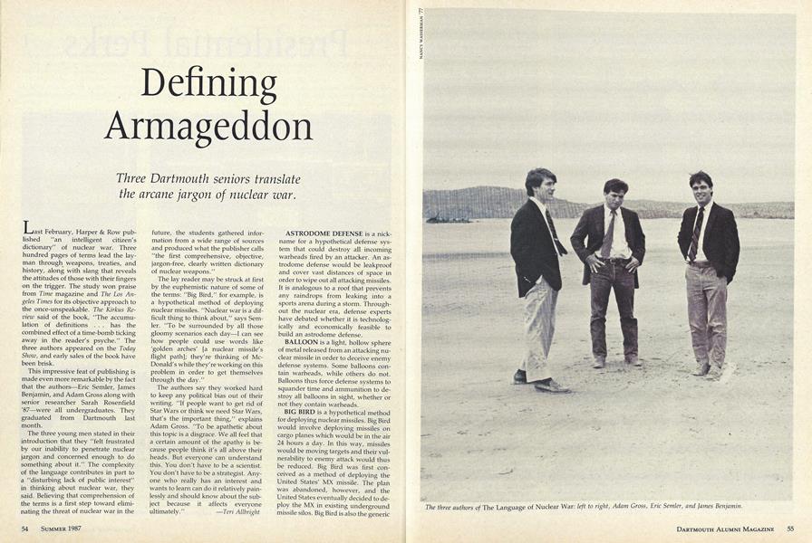 Defining Armageddon
