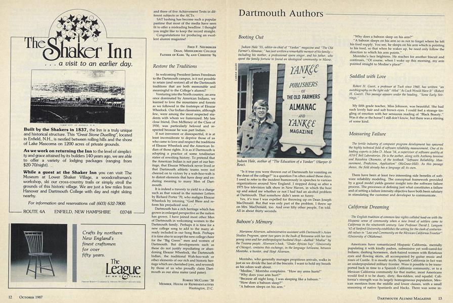 Dartmouth Authors