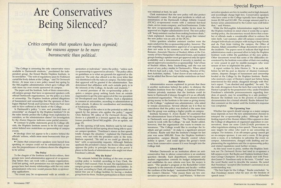 Are Conservatives Being Silenced?