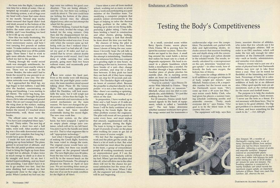 Testing the Body's Competitiveness