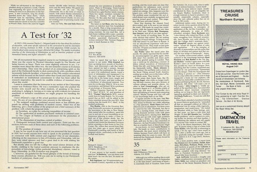 A Test for '32