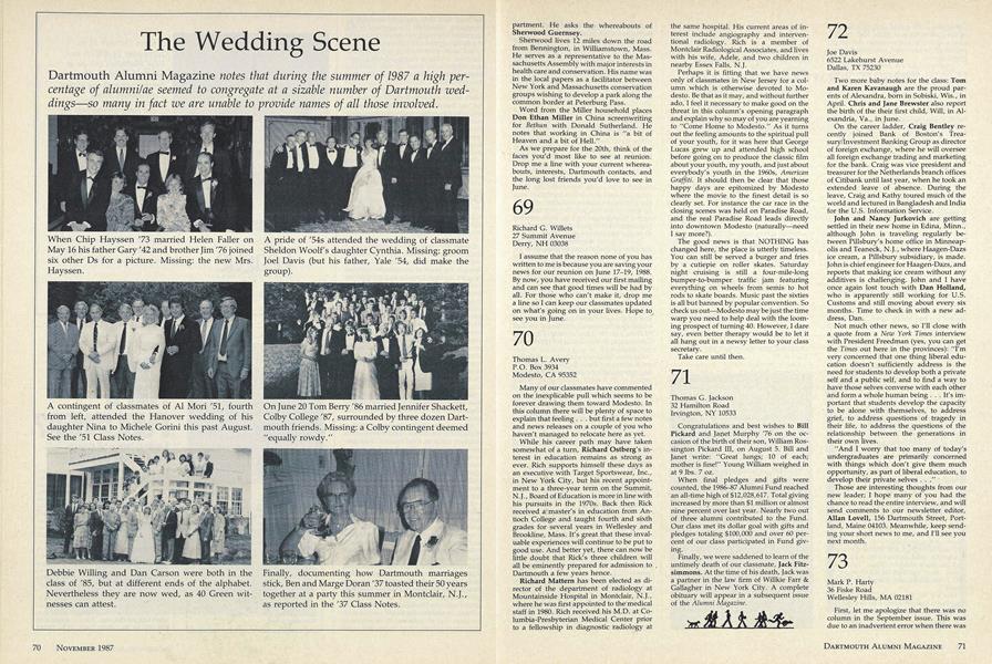 The Wedding Scene